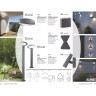 Фонарь NOVOTECH KAIMAS LED уличный NV-357406